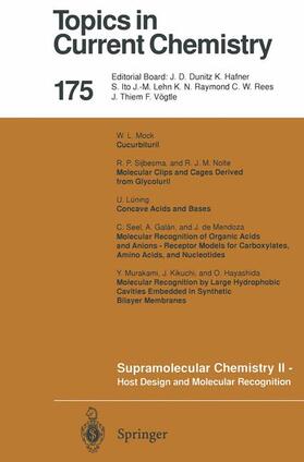 Weber |  Supramolecular Chemistry II ¿ Host Design and Molecular Recognition | Buch |  Sack Fachmedien