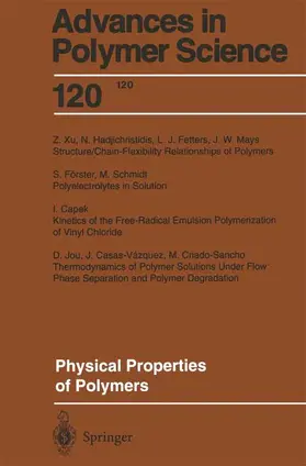  Physical Properties of Polymers | Buch |  Sack Fachmedien