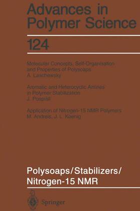  Polysoaps/Stabilizers/Nitrogen-15 NMR | Buch |  Sack Fachmedien