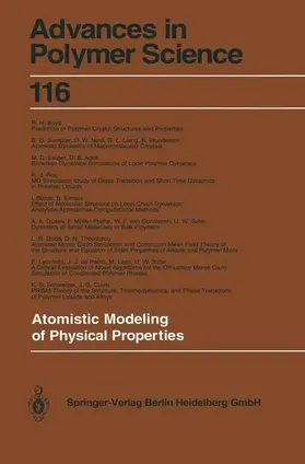 Suter / Monnerie |  Atomistic Modeling of Physical Properties | Buch |  Sack Fachmedien