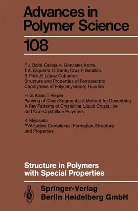  Structure in Polymers with Special Properties | Buch |  Sack Fachmedien