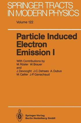  Particle Induced Electron Emission I | Buch |  Sack Fachmedien