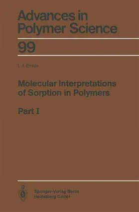 Errede |  Molecular Interpretations of Sorption in Polymers | Buch |  Sack Fachmedien