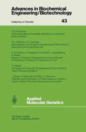 Reiser |  Applied Molecular Genetics | Buch |  Sack Fachmedien