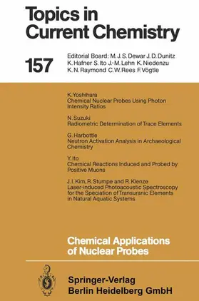 Yoshihara |  Chemical Applications of Nuclear Probes | Buch |  Sack Fachmedien