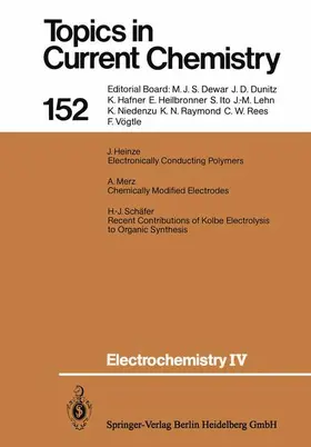 Steckhan |  Electrochemistry IV | Buch |  Sack Fachmedien