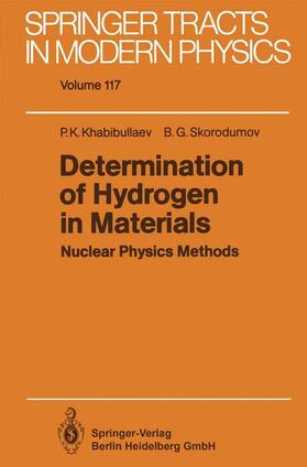 Skorodumov / Khabibullaev |  Determination of Hydrogen in Materials | Buch |  Sack Fachmedien