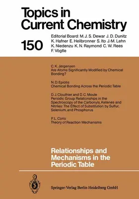  Relationships and Mechanisms in the Periodic Table | Buch |  Sack Fachmedien