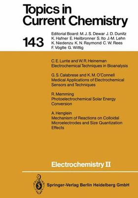 Steckhan |  Electrochemistry II | Buch |  Sack Fachmedien