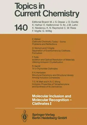 Weber |  Molecular Inclusion and Molecular Recognition ¿ Clathrates I | Buch |  Sack Fachmedien