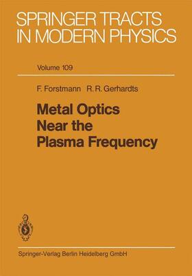 Gerhardts / Forstmann |  Metal Optics Near the Plasma Frequency | Buch |  Sack Fachmedien