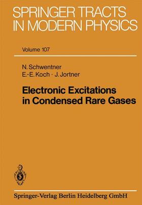 Schwentner / Jortner / Koch |  Electronic Excitations in Condensed Rare Gases | Buch |  Sack Fachmedien