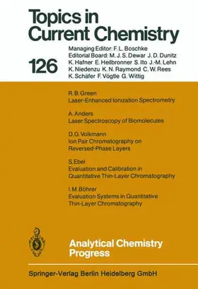  Analytical Chemistry Progress | Buch |  Sack Fachmedien