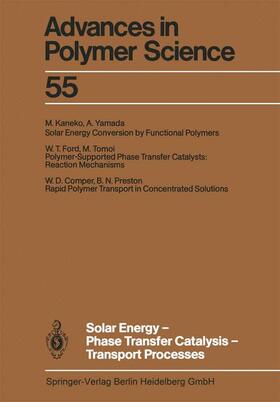  Solar Energy-Phase Transfer Catalysis-Transport Processes | Buch |  Sack Fachmedien