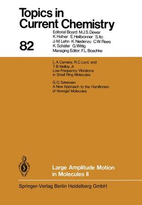 Houk / Wong / Hunter |  Large Amplitude Motion in Molecules II | Buch |  Sack Fachmedien