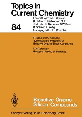 Houk / Wong / Hunter |  Bioactive Organo-Silicon Compounds | Buch |  Sack Fachmedien