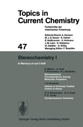 Mislow / Gust / Finocchiaro |  Stereochemistry 1 | Buch |  Sack Fachmedien