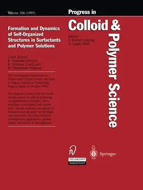  Formation and Dynamics of Self-Organized Structures in Surfactants and Polymer Solutions | Buch |  Sack Fachmedien