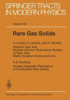  Rare Gas Solids | Buch |  Sack Fachmedien