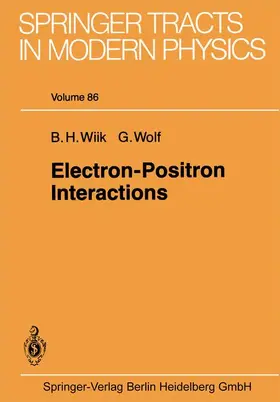 Wolf / Wiik |  Electron-Positron Interactions | Buch |  Sack Fachmedien