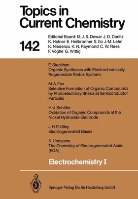 Steckhan |  Electrochemistry I | Buch |  Sack Fachmedien