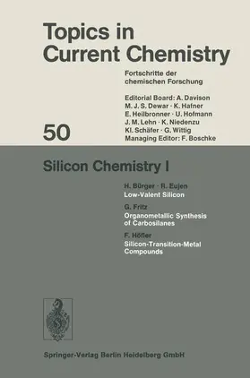 Bürger / Höfler / Eujen |  Silicon Chemistry I | Buch |  Sack Fachmedien