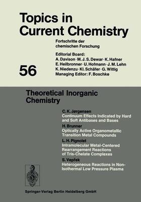 Houk / Wong / Hunter |  Theoretical Inorganic Chemistry | Buch |  Sack Fachmedien