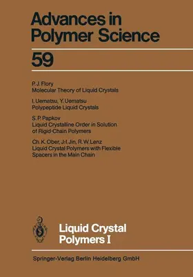 Gordon |  Liquid Crystal Polymers I | Buch |  Sack Fachmedien