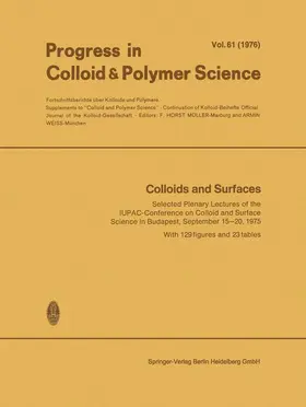 Weiss / Müller |  Colloids and Surfaces | Buch |  Sack Fachmedien