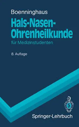 Boenninghaus |  Hals-Nasen-Ohrenheilkunde | eBook | Sack Fachmedien