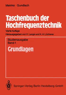 Meinke / Lange / Gundlach |  Taschenbuch der Hochfrequenztechnik | eBook | Sack Fachmedien