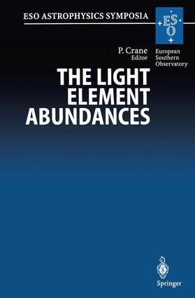 Crane |  The Light Element Abundances | Buch |  Sack Fachmedien