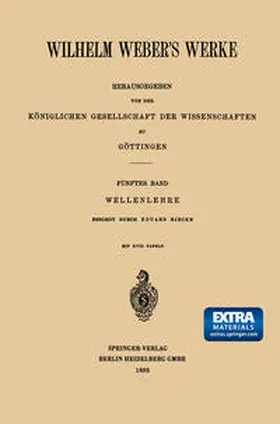 Weber |  Wilhelm Weber¿s Werke | Buch |  Sack Fachmedien