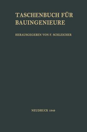 Agatz / Schleicher |  Taschenbuch für Bauingenieure | Buch |  Sack Fachmedien