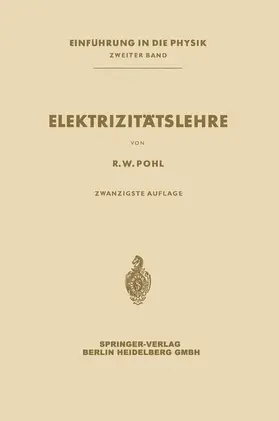 Pohl |  Elektrizitätslehre | Buch |  Sack Fachmedien