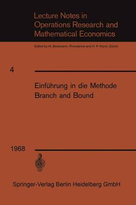 Loparo / Weinberg |  Einführung in die Methode Branch and Bound | Buch |  Sack Fachmedien