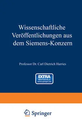 Becker / Boedeker / Friese |  Wissenschaftliche Veröffentlichungen aus dem Siemens-Konzern | eBook | Sack Fachmedien