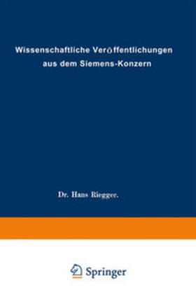 Abeldorff / Ahrberg / Fischer |  Wissenschaftliche Veröffentlichungen aus dem Siemens-Konzern | eBook | Sack Fachmedien