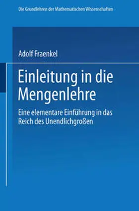 Fraenkel |  Einleitung in die Mengenlehre | eBook | Sack Fachmedien