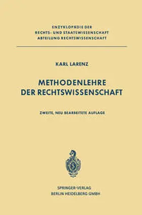 Larenz |  Methodenlehre der Rechtswissenschaft | eBook | Sack Fachmedien