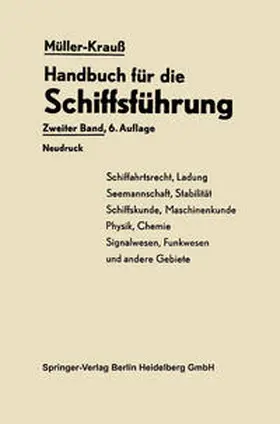 Müller / Berger / Kedenburg |  Handbuch für die Schiffsführung | eBook | Sack Fachmedien