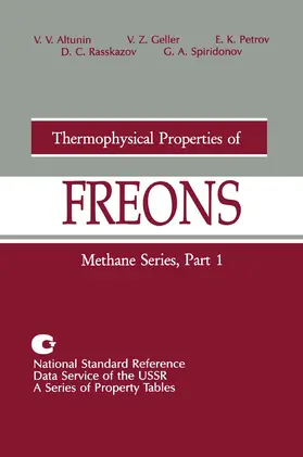 Altunin / Geller / Selover |  Thermophysical Properties of Freons | Buch |  Sack Fachmedien