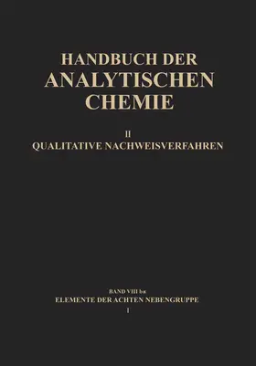 Hahn / Grüttner |  Elemente der Achten Nebengruppe I | Buch |  Sack Fachmedien