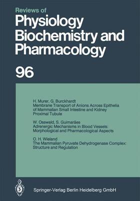 Adrian / Rasmussen / Hausen |  Reviews of Physiology, Biochemistry and Pharmacology | Buch |  Sack Fachmedien