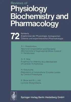 Adrian / Renold / Helmreich |  Reviews of Physiology, Biochemistry and Pharmacology | Buch |  Sack Fachmedien