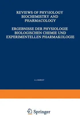 Kramer / Krayer / Weber |  Ergebnisse der Physiologie Biologischen Chemie und Experimentellen Pharmakologie / Reviews of Physiology Biochemistry and Experimental Pharmacology | Buch |  Sack Fachmedien