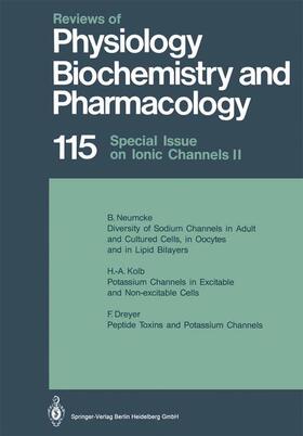 Blaustein / Trendelenburg / Creutzfeldt |  Reviews of Physiology, Biochemistry and Pharmacology | Buch |  Sack Fachmedien