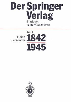 Sarkowski |  Der Springer-Verlag | Buch |  Sack Fachmedien