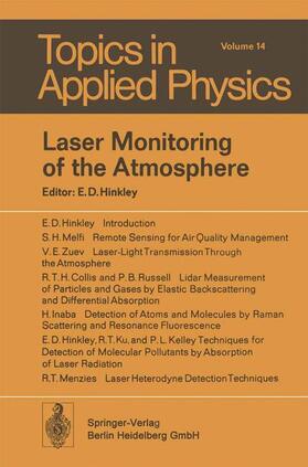 Hinkley |  Laser Monitoring of the Atmosphere | Buch |  Sack Fachmedien