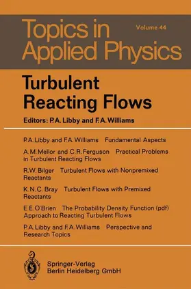 Libby / Williams |  Turbulent Reacting Flows | Buch |  Sack Fachmedien